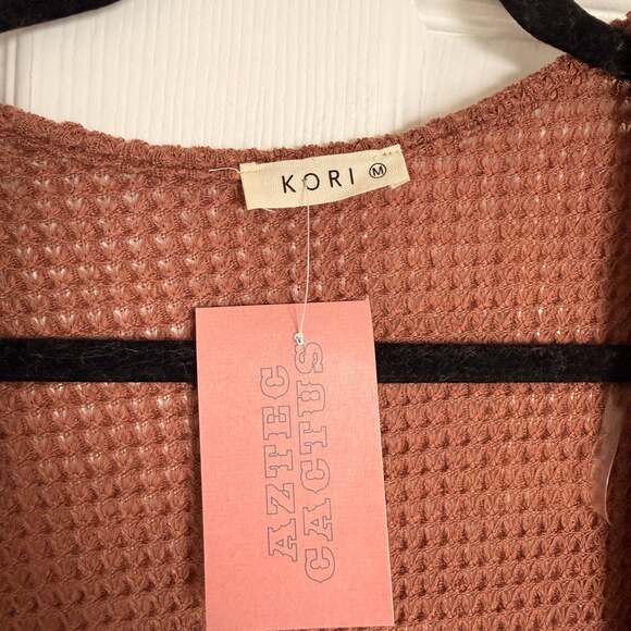 Moody Waffle Cardigan New with Tags - Picture 3 of 4